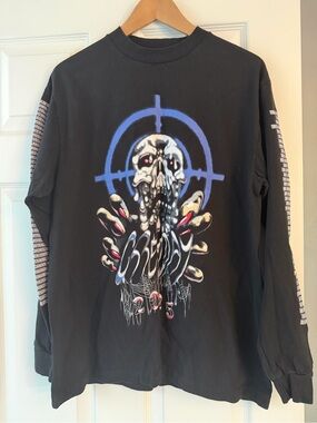 Germ GreyDay Tour 2025 Long Sleeve Graphic T-Shirt Black, Men’s M, NWT
